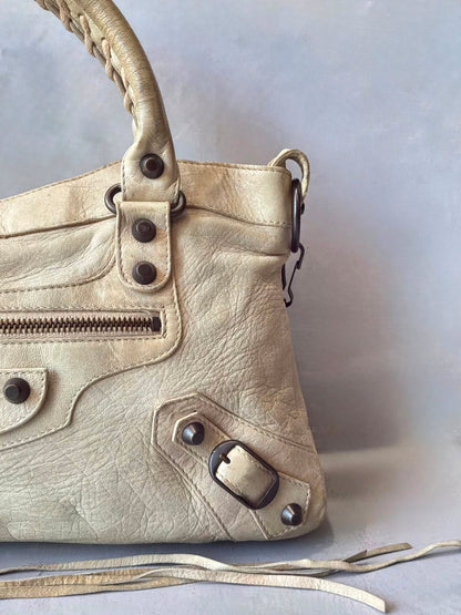 Balenciaga Le First Cream Lambskim Bag