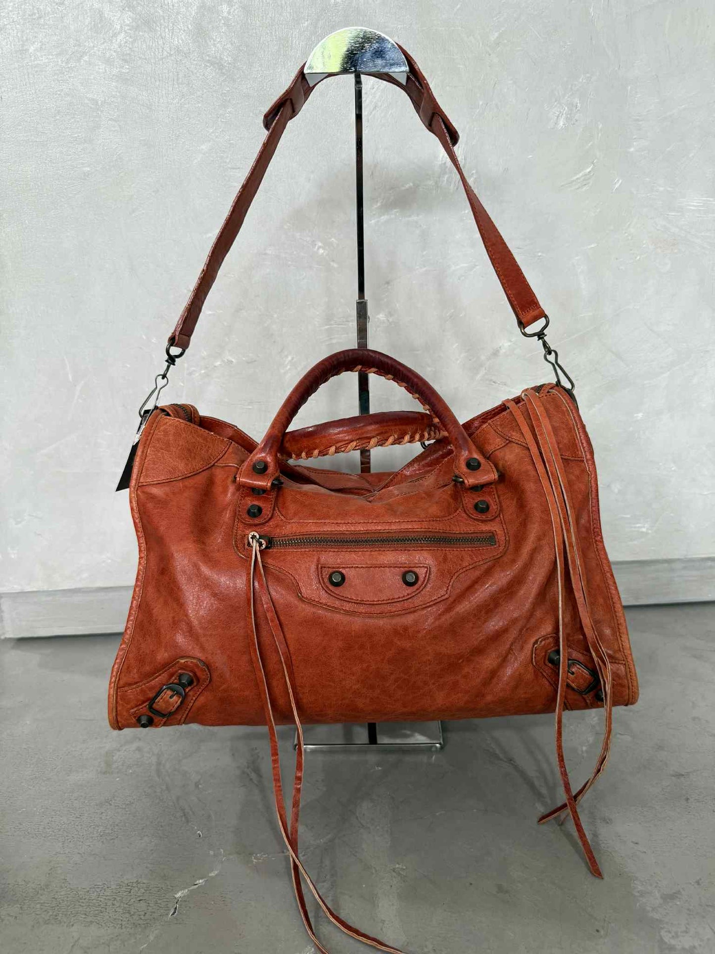 Balenciaga City Orange Classic Bag