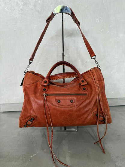 Balenciaga City Orange Classic Bag