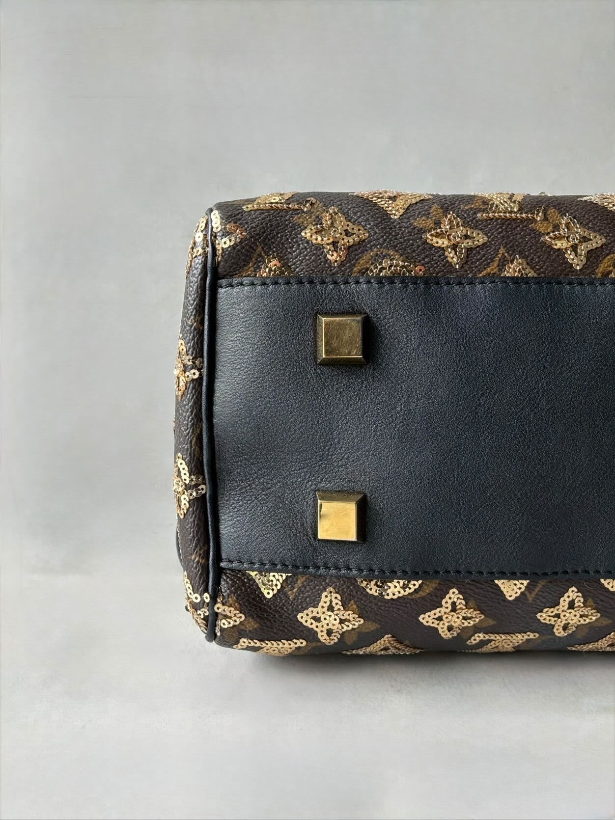 Louis Vuitton Gold Sequins Speedy 28 Bag