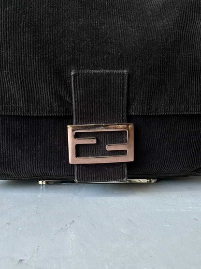 2000’s Fendi Curdoroy Copper Mamma Baguette Bag