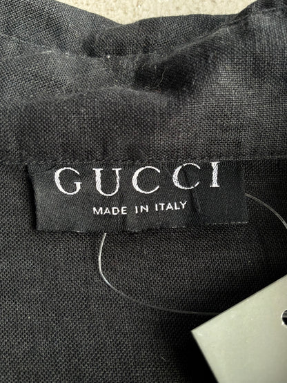 Gucci Black Plain Polo Longsleeves