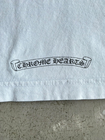 Chrome Hearts Side Script Horseshoe Tee