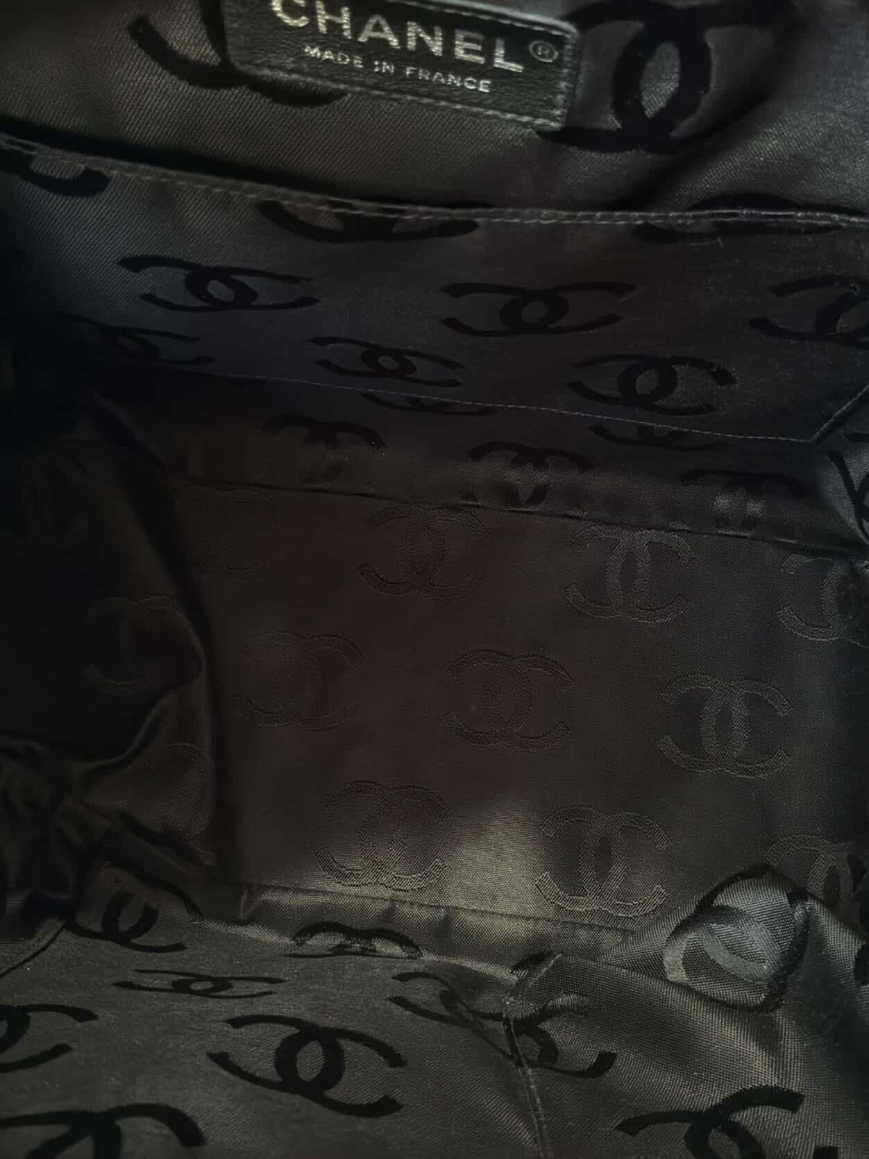 Chanel Cambon Ligne Beige Reporter Bag