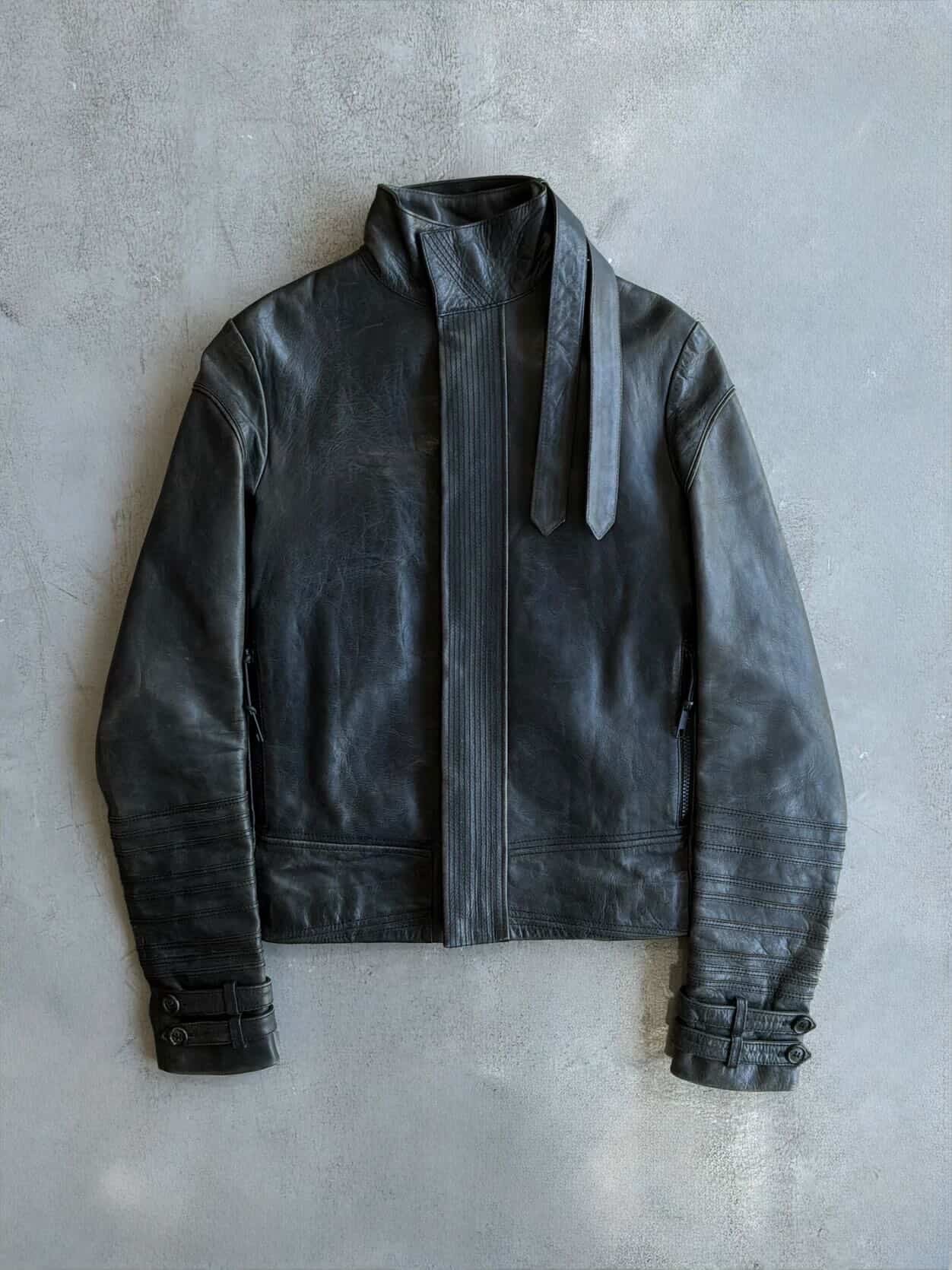 2003 Dior Hedi Slimane Leather Jacket