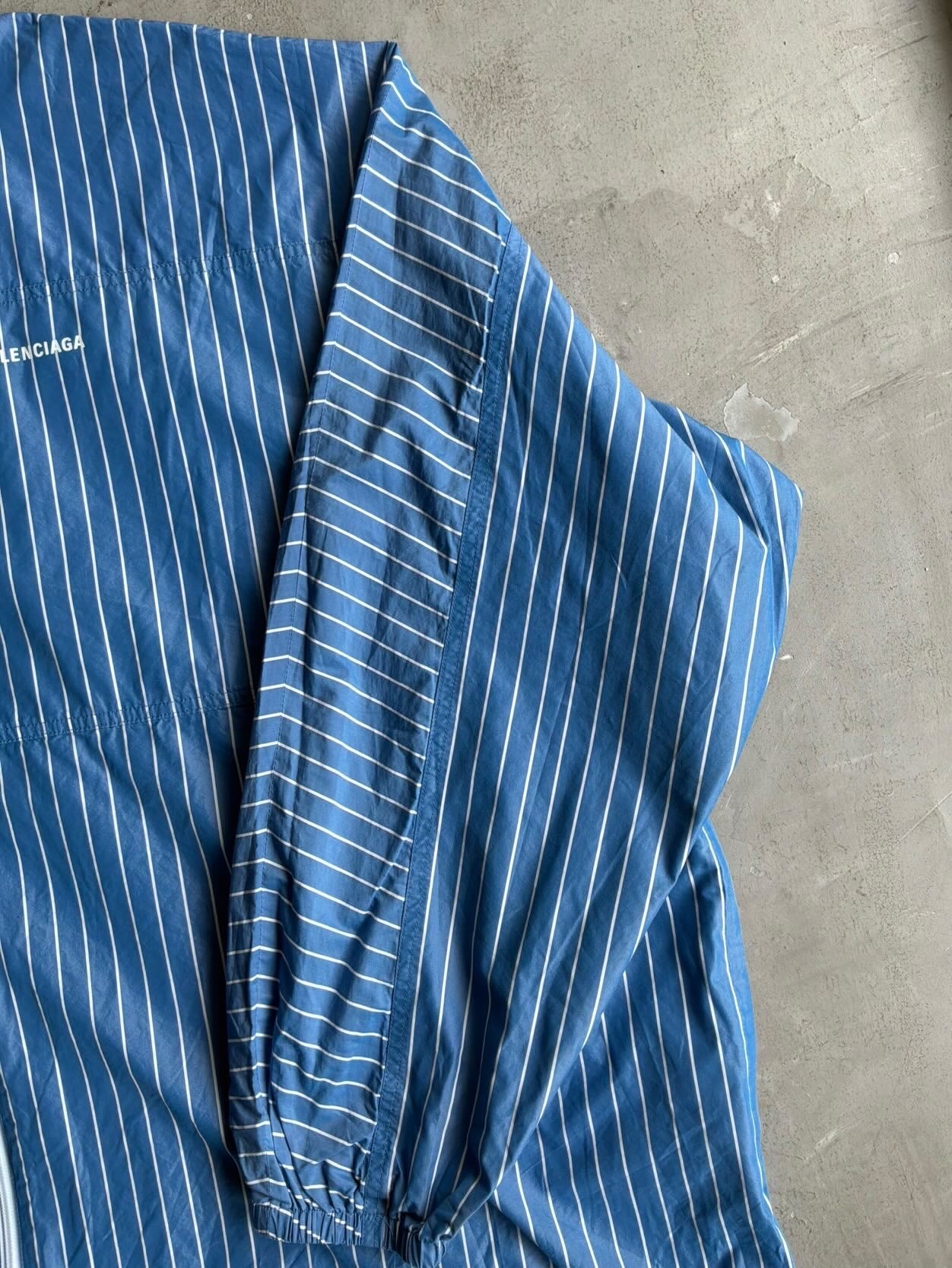 Balenciaga Stripes Oversized Track Jacket