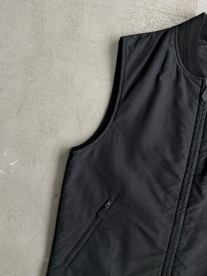 Hermes Leather Zip Nylon Vest