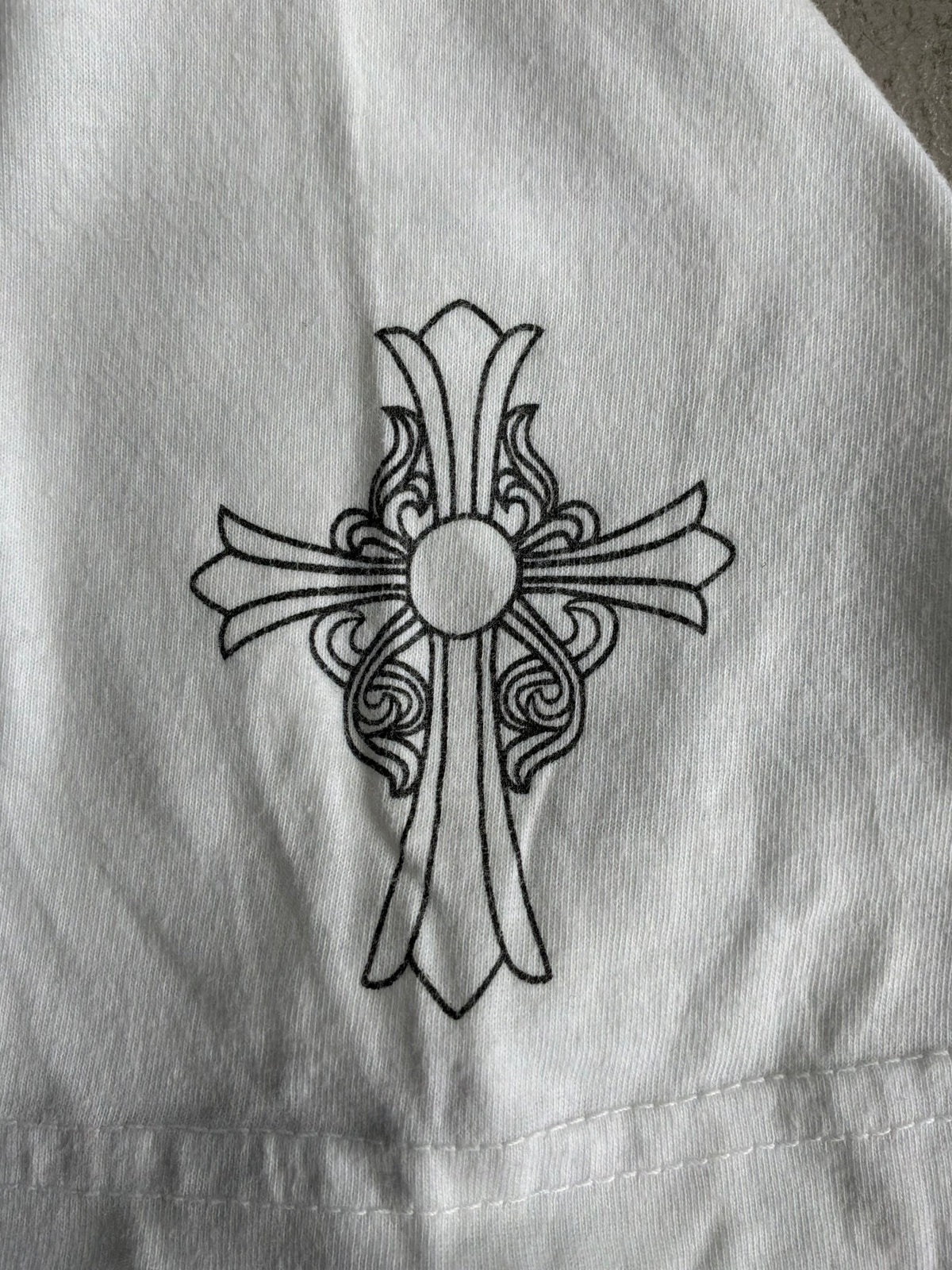 Chrome Hearts Tri Tonal Celtic White Tee
