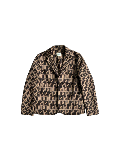 Fendi Women’s Zucca Monogram Blazer