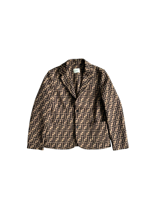 Fendi Women’s Zucca Monogram Blazer