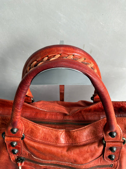 Balenciaga City Orange Classic Bag
