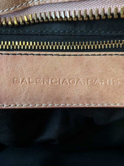 Balenciaga City Classic Giant 21 Salmon Pink Lambskin Bag