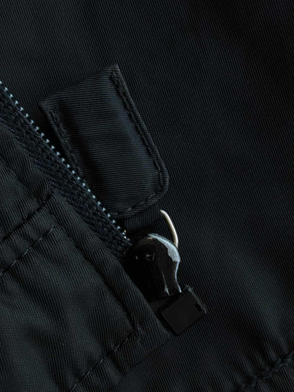 Prada Black Nylon Harrington Jacket