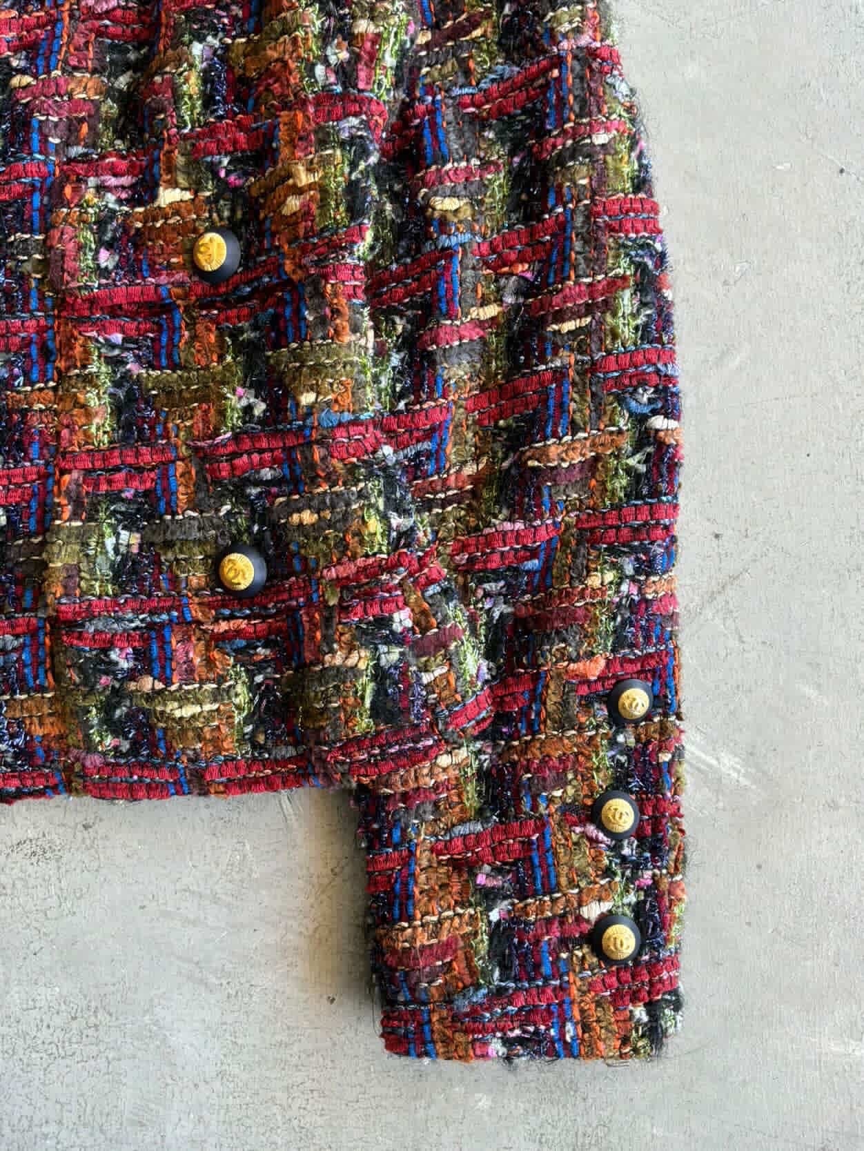 1993 Chanel Multicolor Tweed Blazer