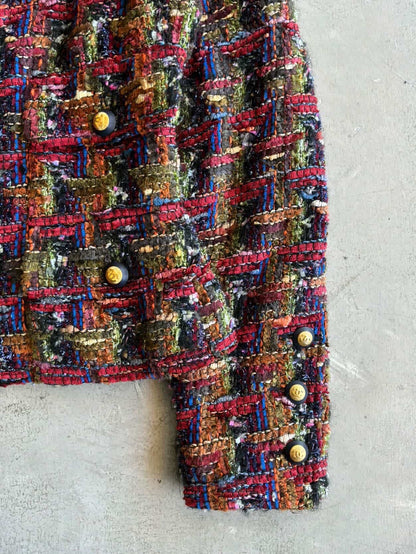1993 Chanel Multicolor Tweed Blazer