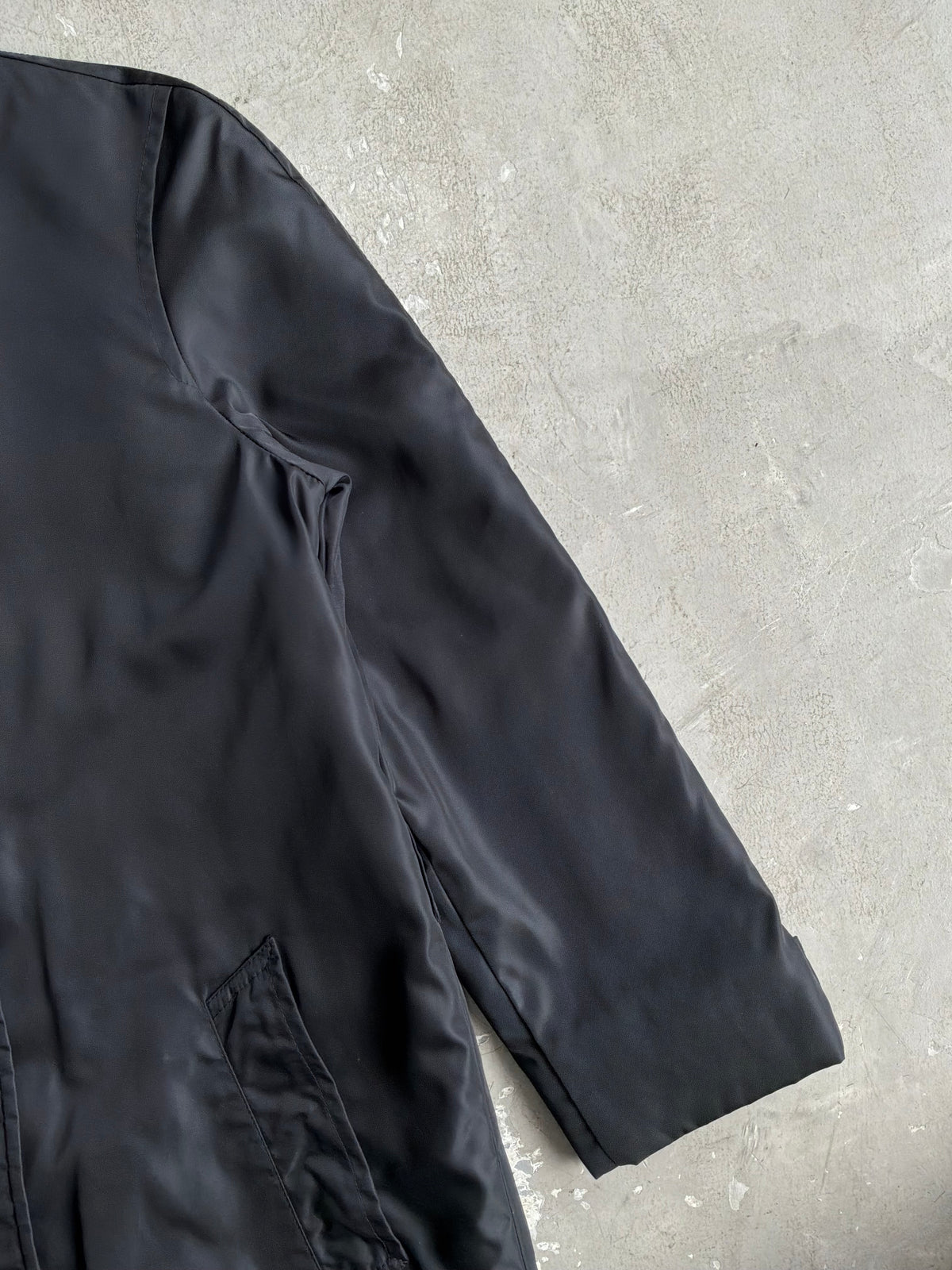 Prada Neck Back Plate Trench Coat