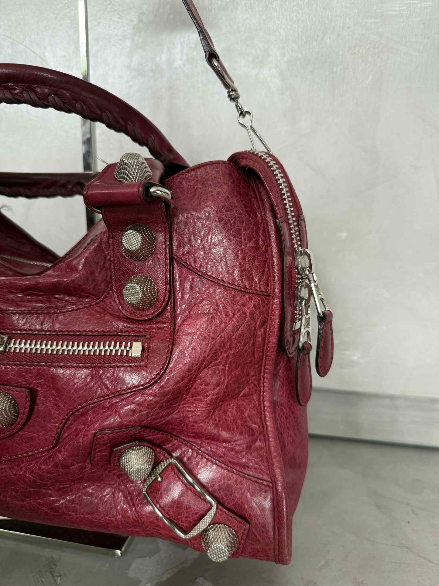 Balenciaga City Giant 21 Poupre Classic Bag