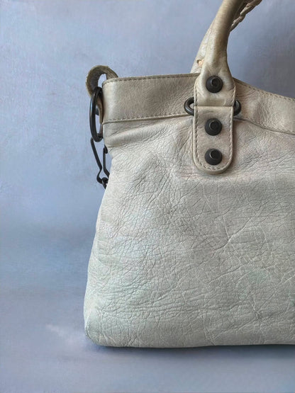 Balenciaga Le First Cream Lambskim Bag