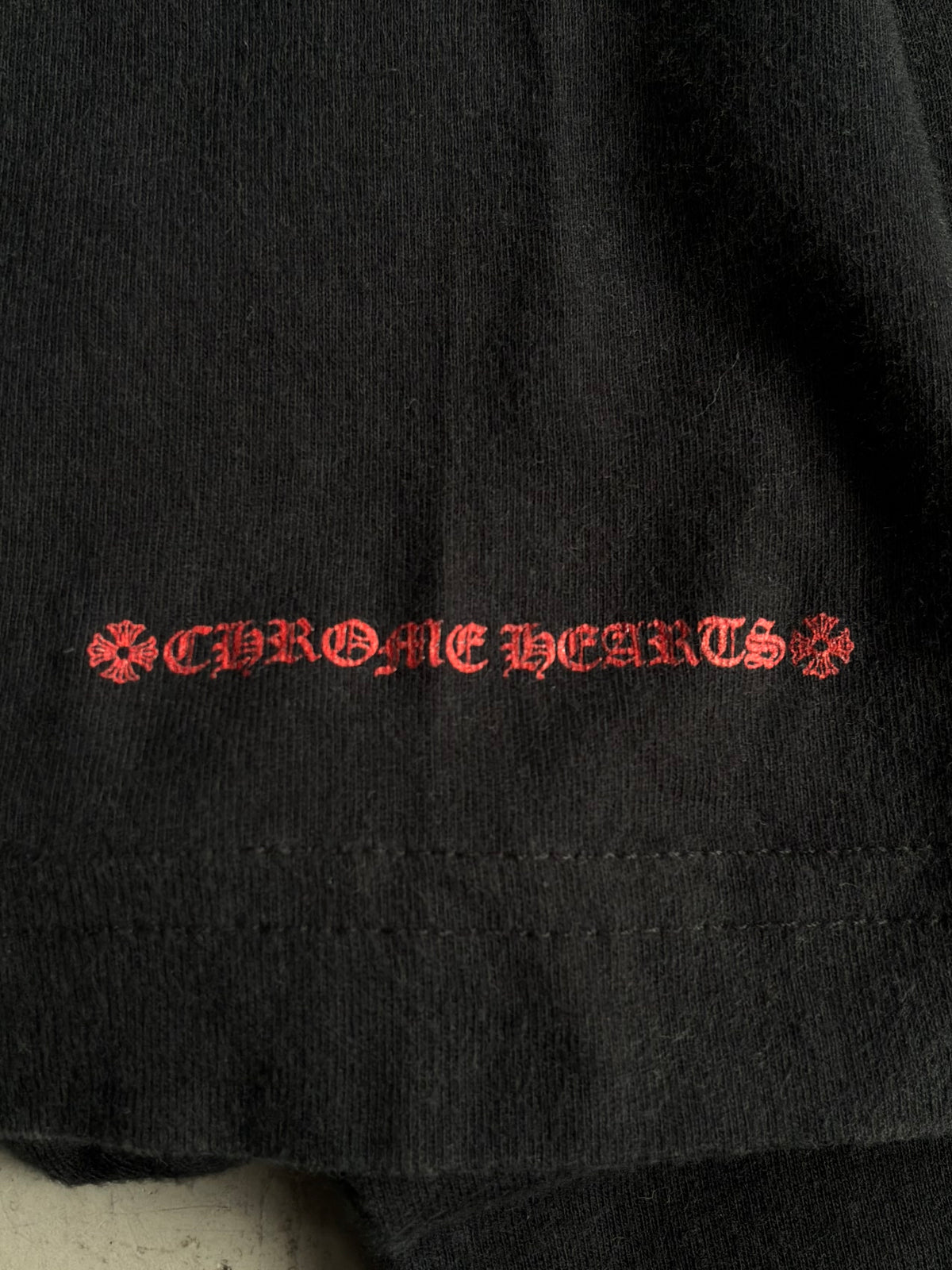 Chrome Hearts Black Tonal Horseshoe Tee
