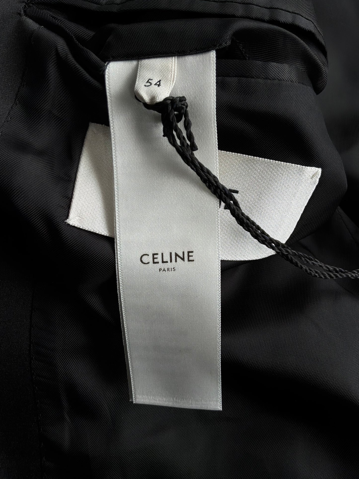Celine Hedi Slimane Satin Blazer