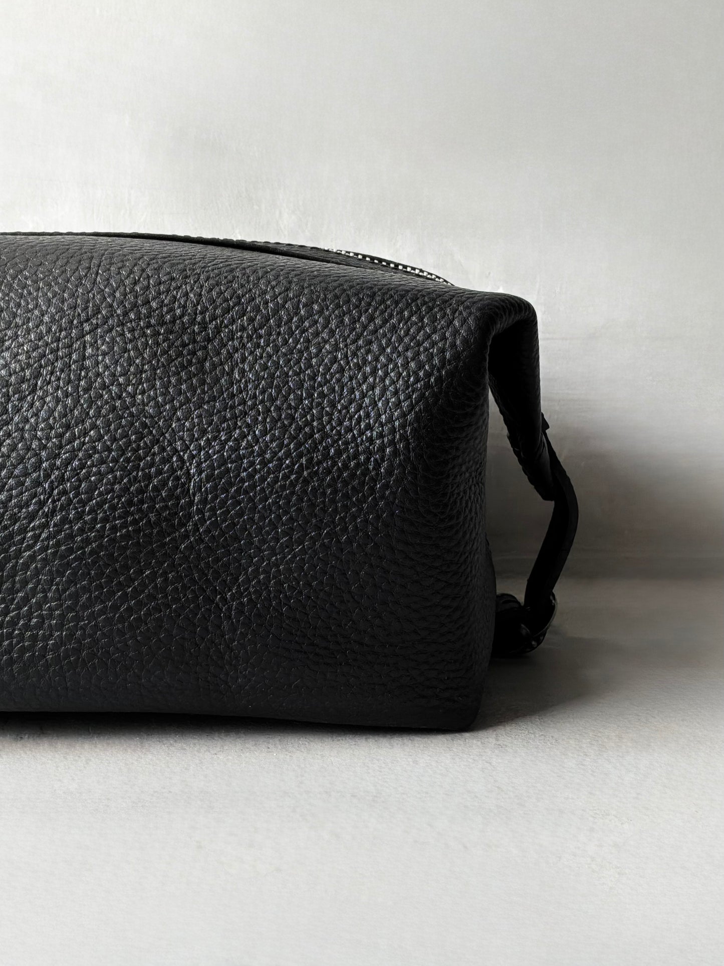 Chrome Hearts Grained Leather Clutch Bag