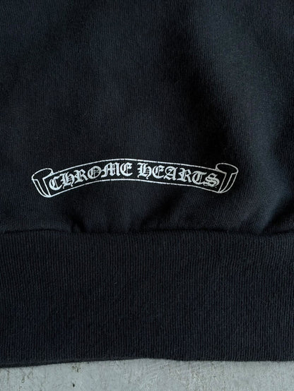 Chrome Hearts Sleeve Script Zip Hoodie
