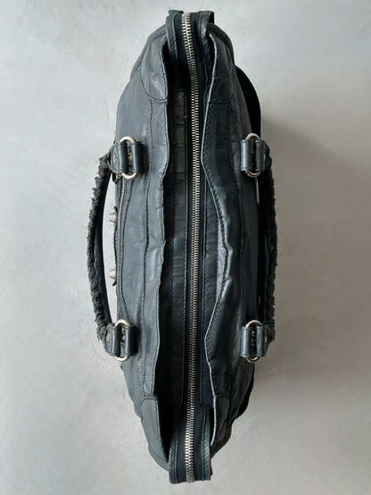 Balenciaga Classic City Giant 12 Navy Lambskin Bag