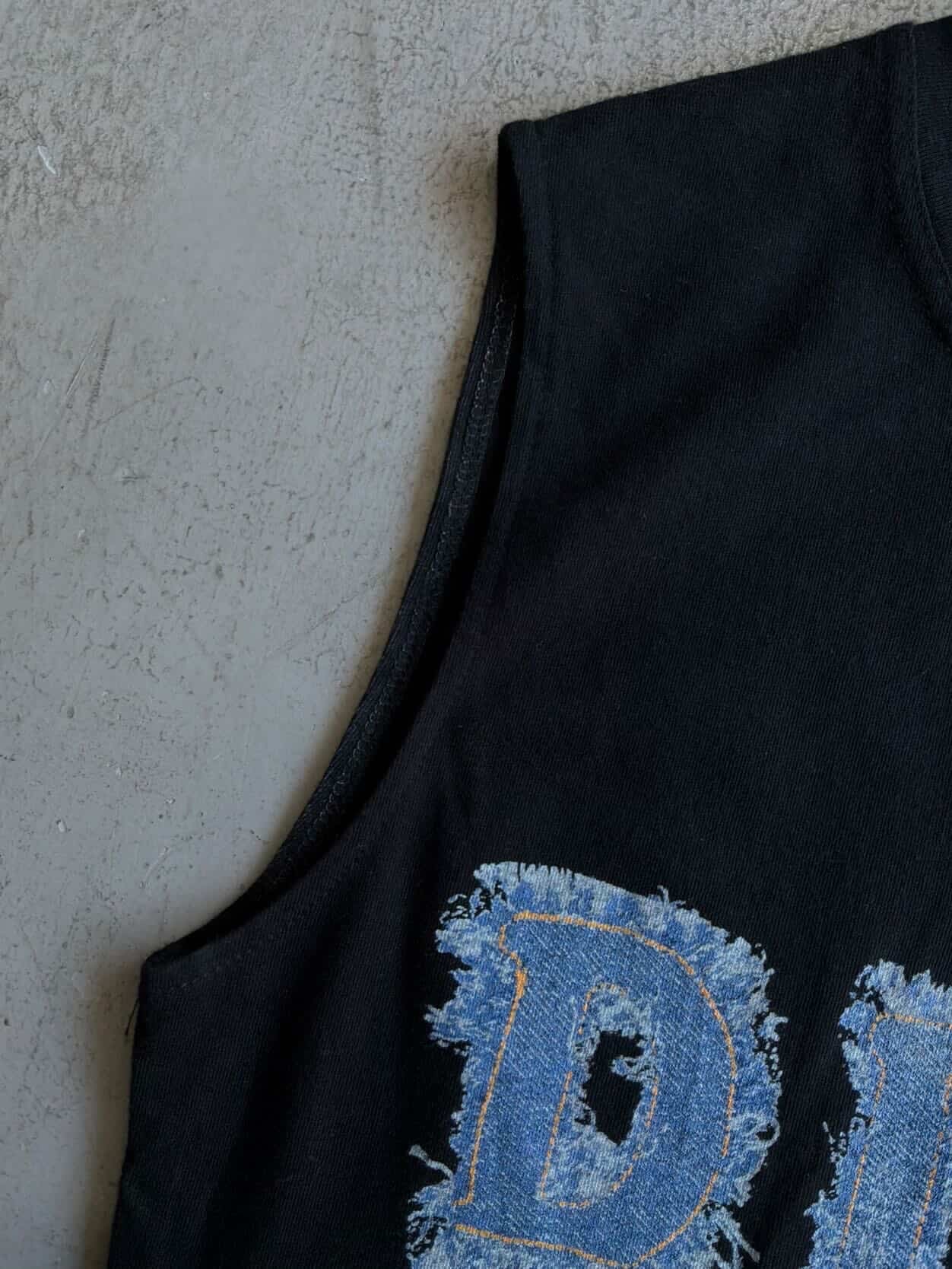 Dior Galliano Era Denim Script Tanktop