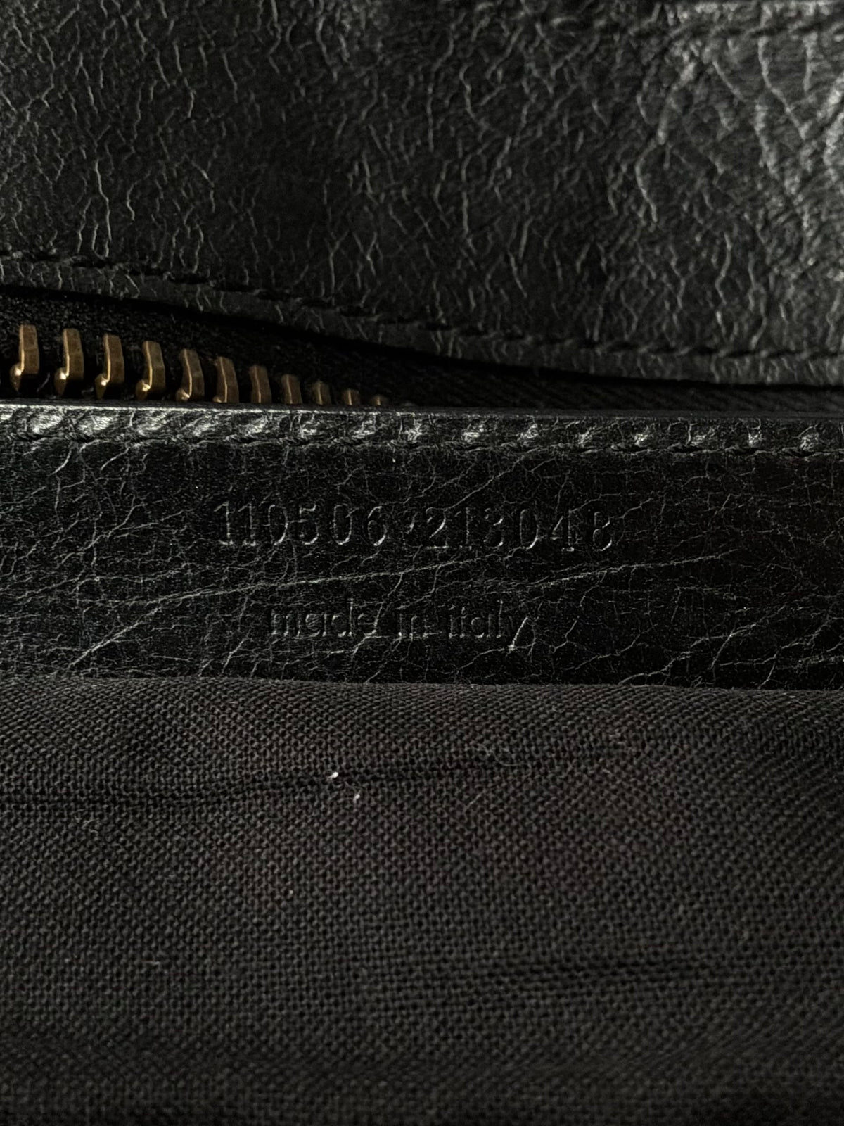 Balenciaga XL Weekender Black on Brass Lambskin Bag