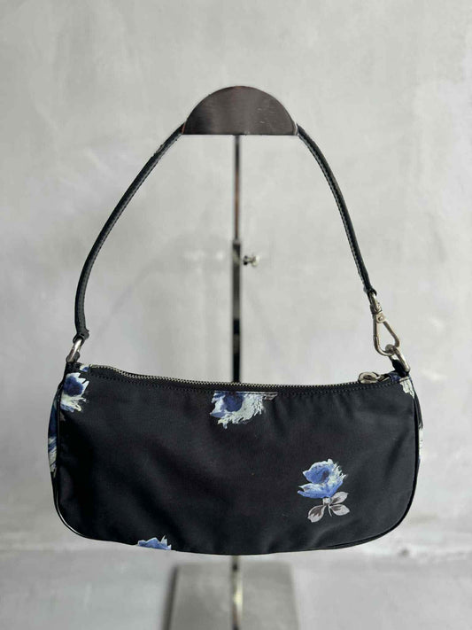 Prada Tessuto Stampata Pochette Bag