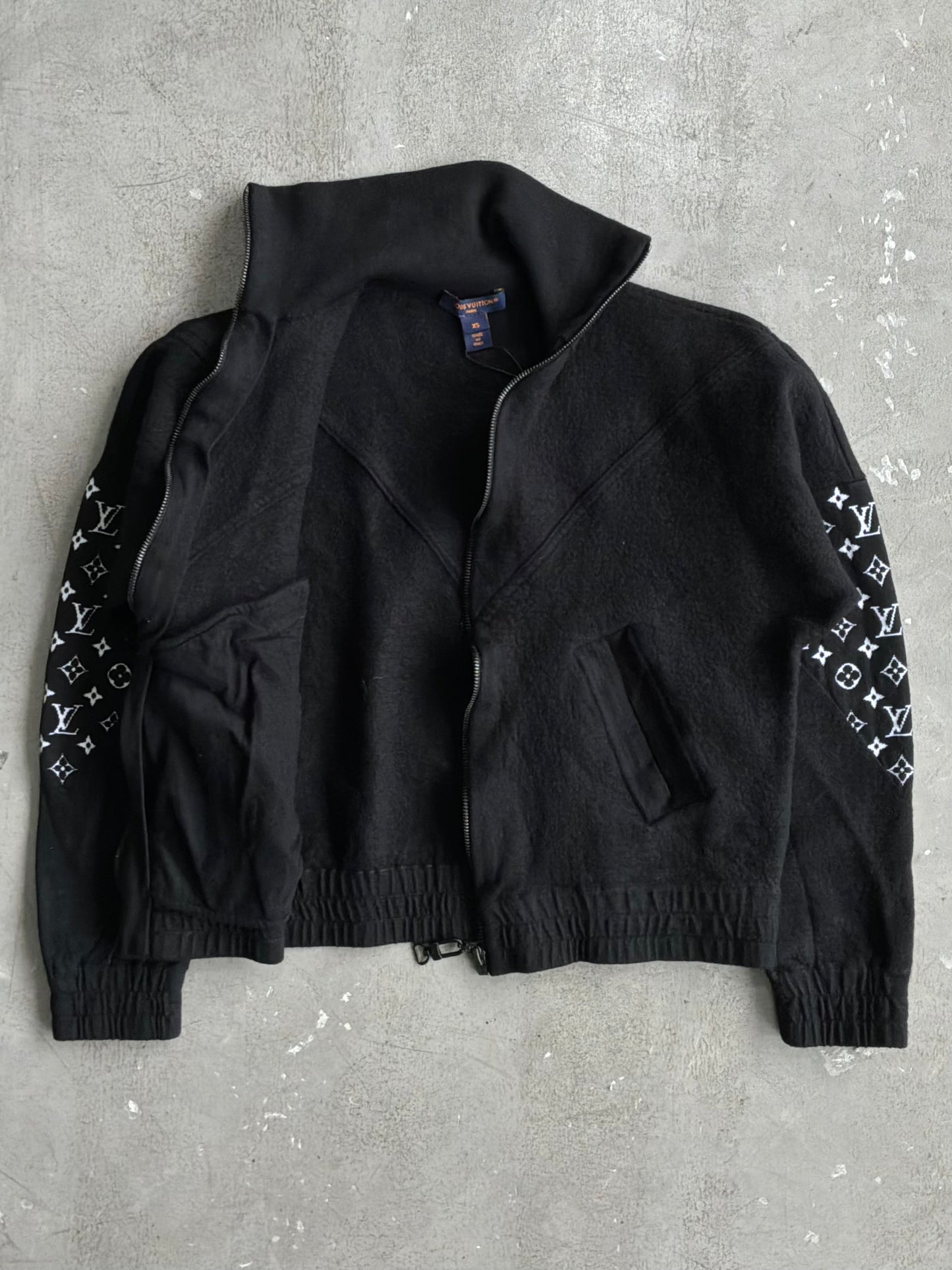 Womens Louis Vuitton Sleeve Monogram Knit Jacket