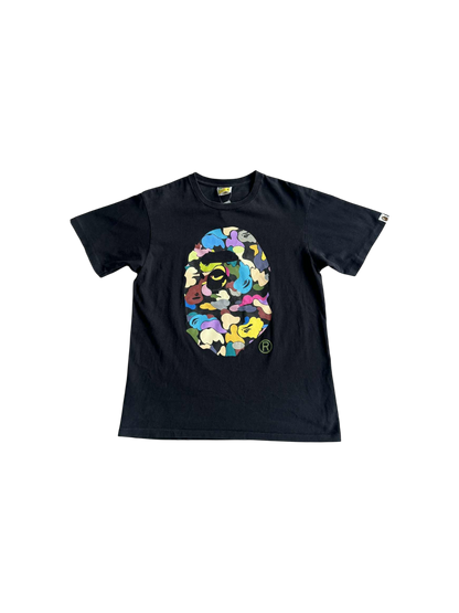 Bape Multi Camou Big Head Tee