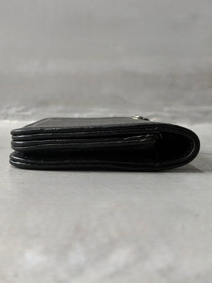 Chrome Hearts Scroll Leather Card Holder
