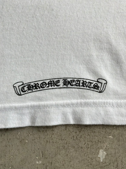 Chrome Hearts Horseshoe Logo White Tee