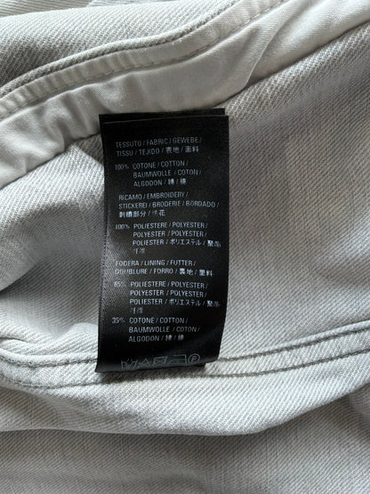 Balenciaga Embroidered Script Denim Jacket