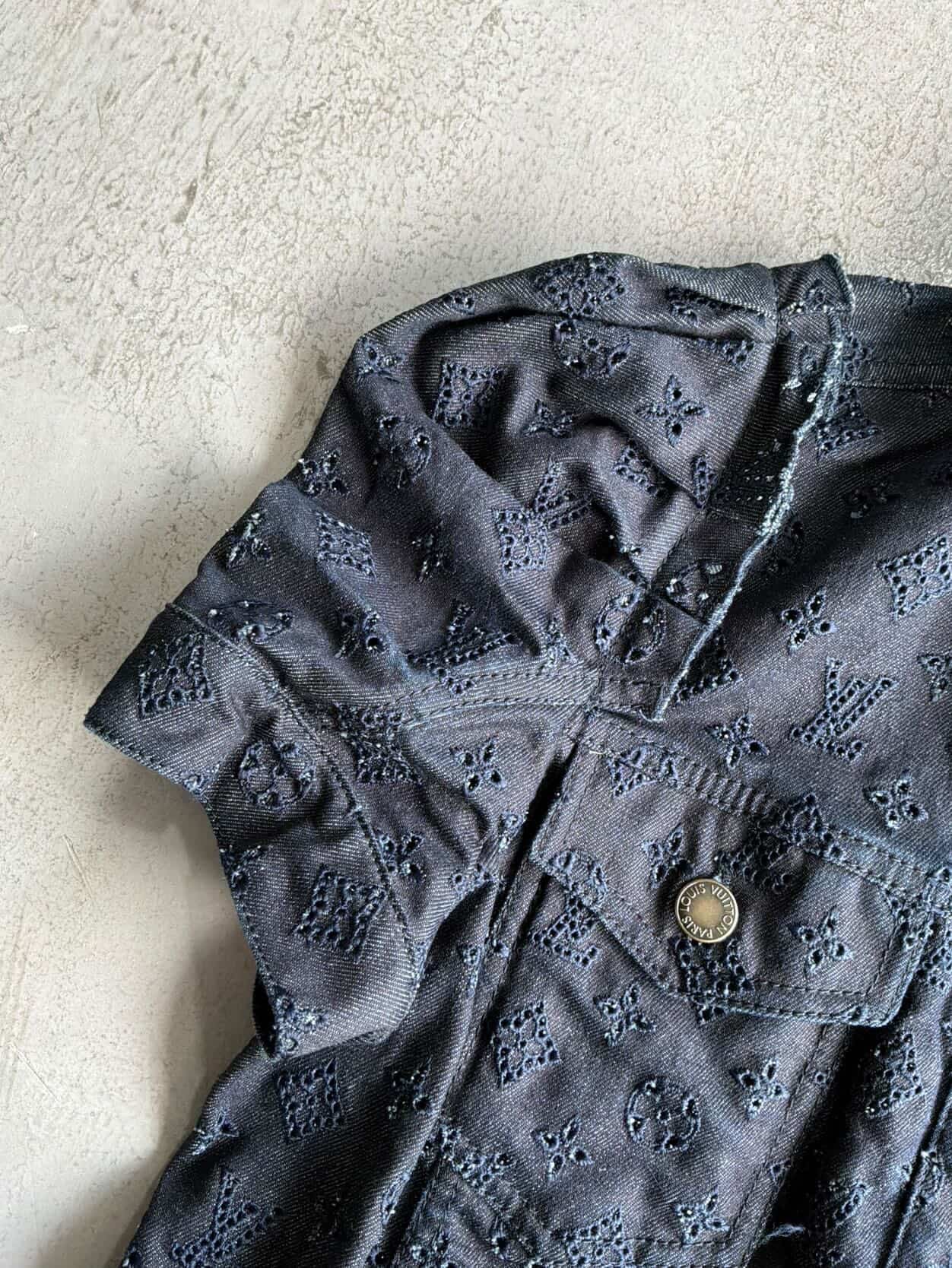 2010 Louis Vuitton Womens Denim Monogram Tops