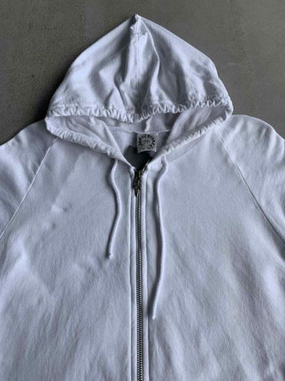 90’s Chrome Hearts Horseshoe Floral Zip Hoodie