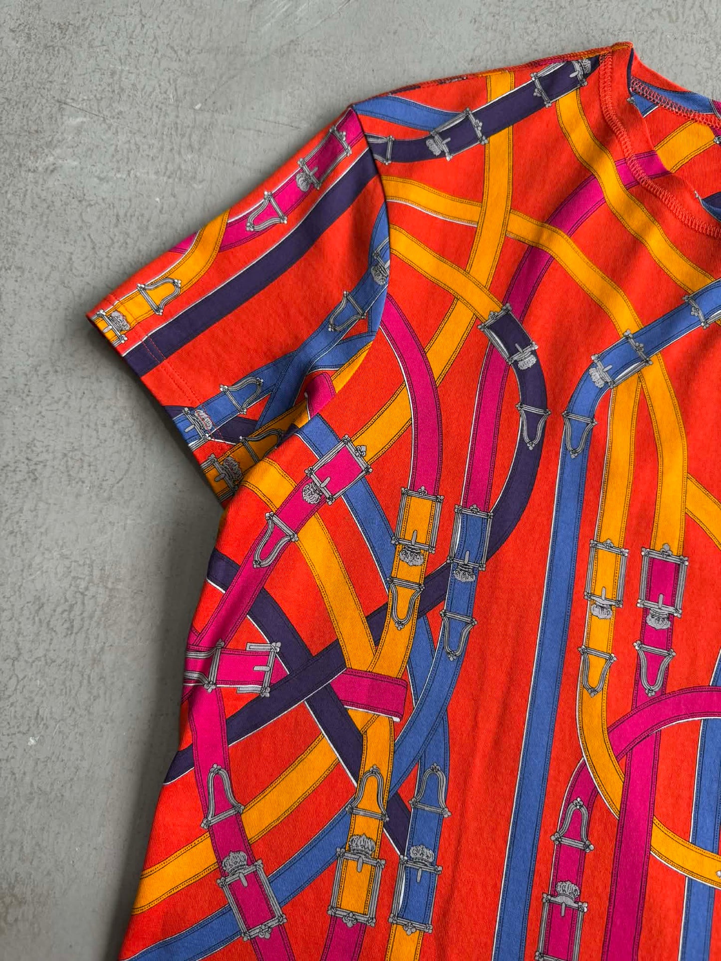 Hermes Shirt All over Bucket & Strap Print