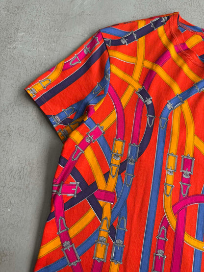 Hermes Shirt All over Bucket & Strap Print