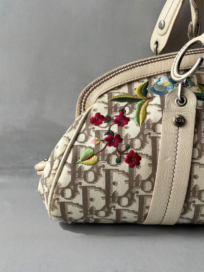 Dior Floral Trotter Bowler Bag