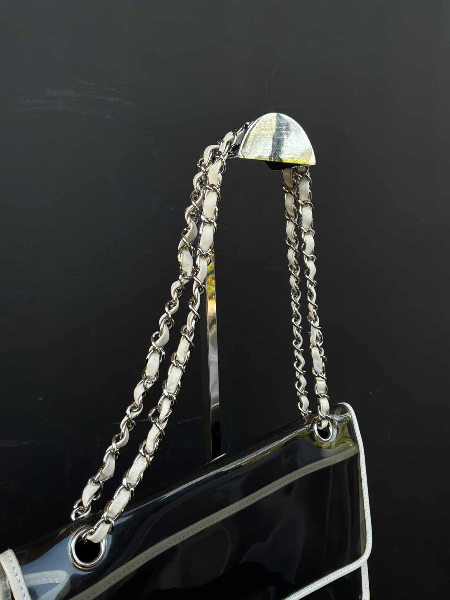 Chanel Heart CC PVC Flap Bag