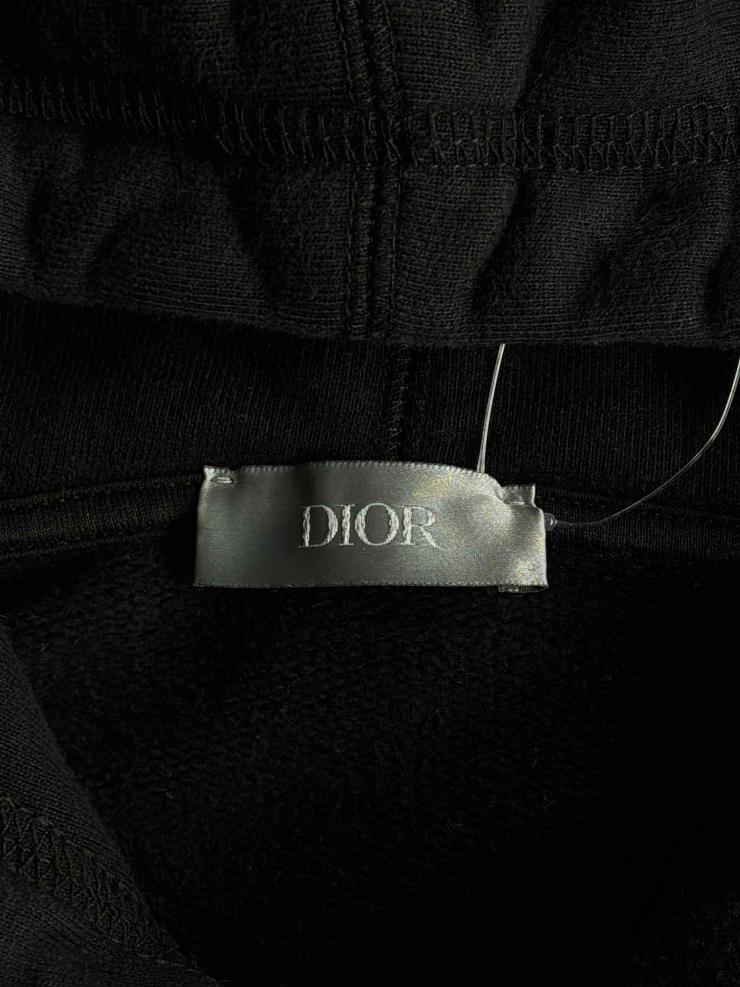 Dior Embroidered Script Pullover Hoodie