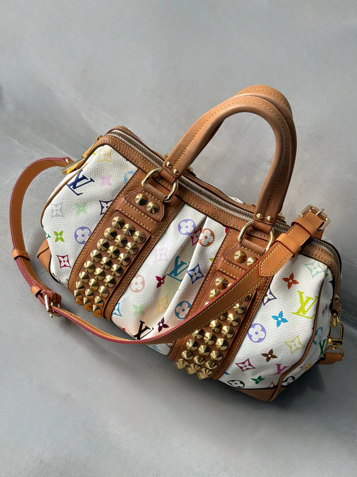 Louis Vuitton x Murakami Courtney White Multicolor Bag