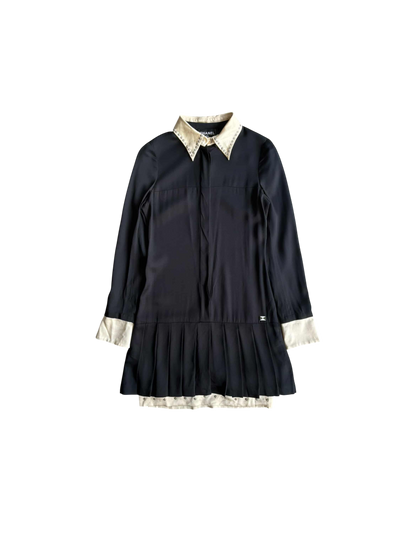 Chanel Beaded Silk Polo