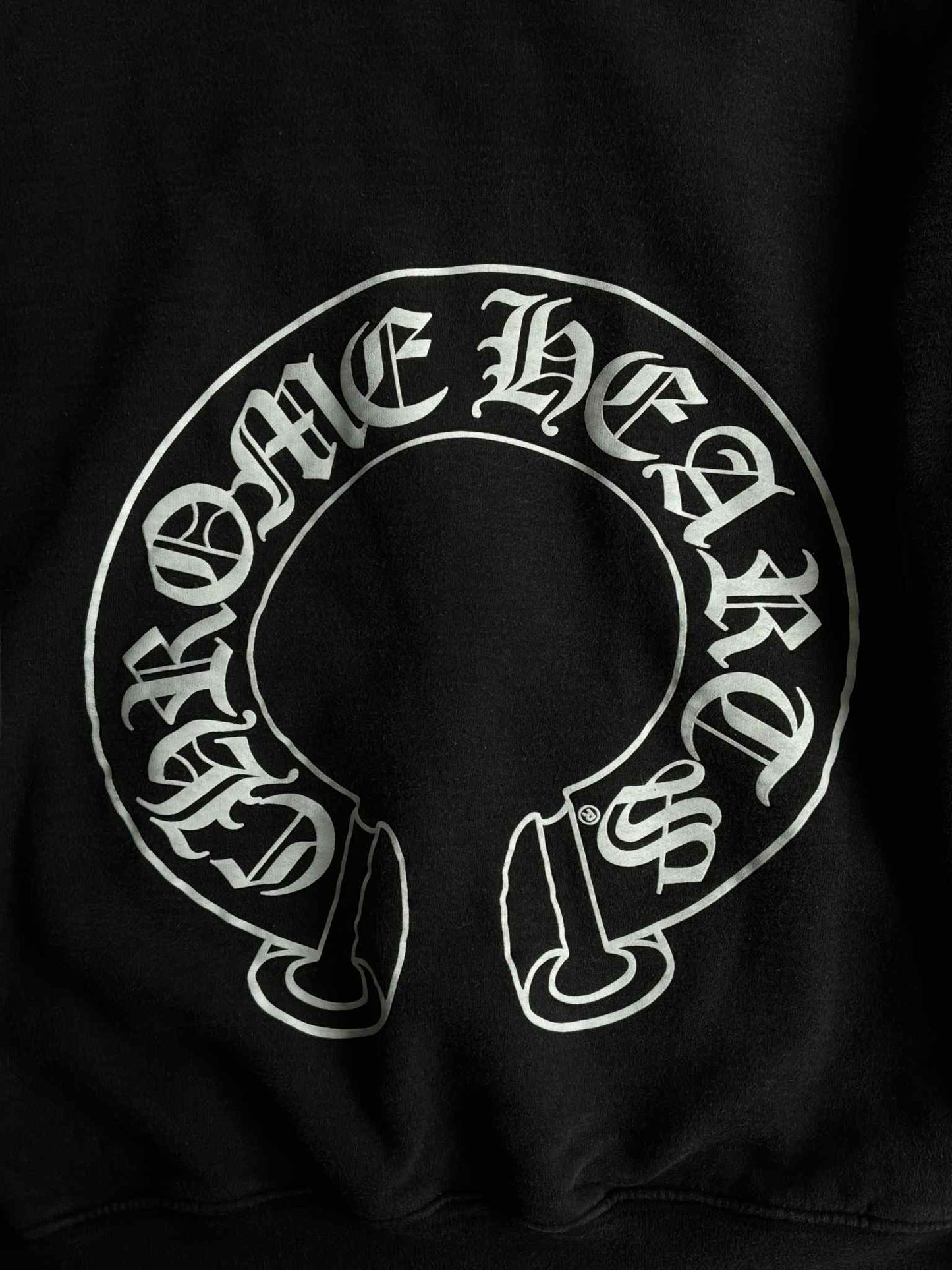 Chrome Hearts Horseshoe Script Thermal Zip Hoodie