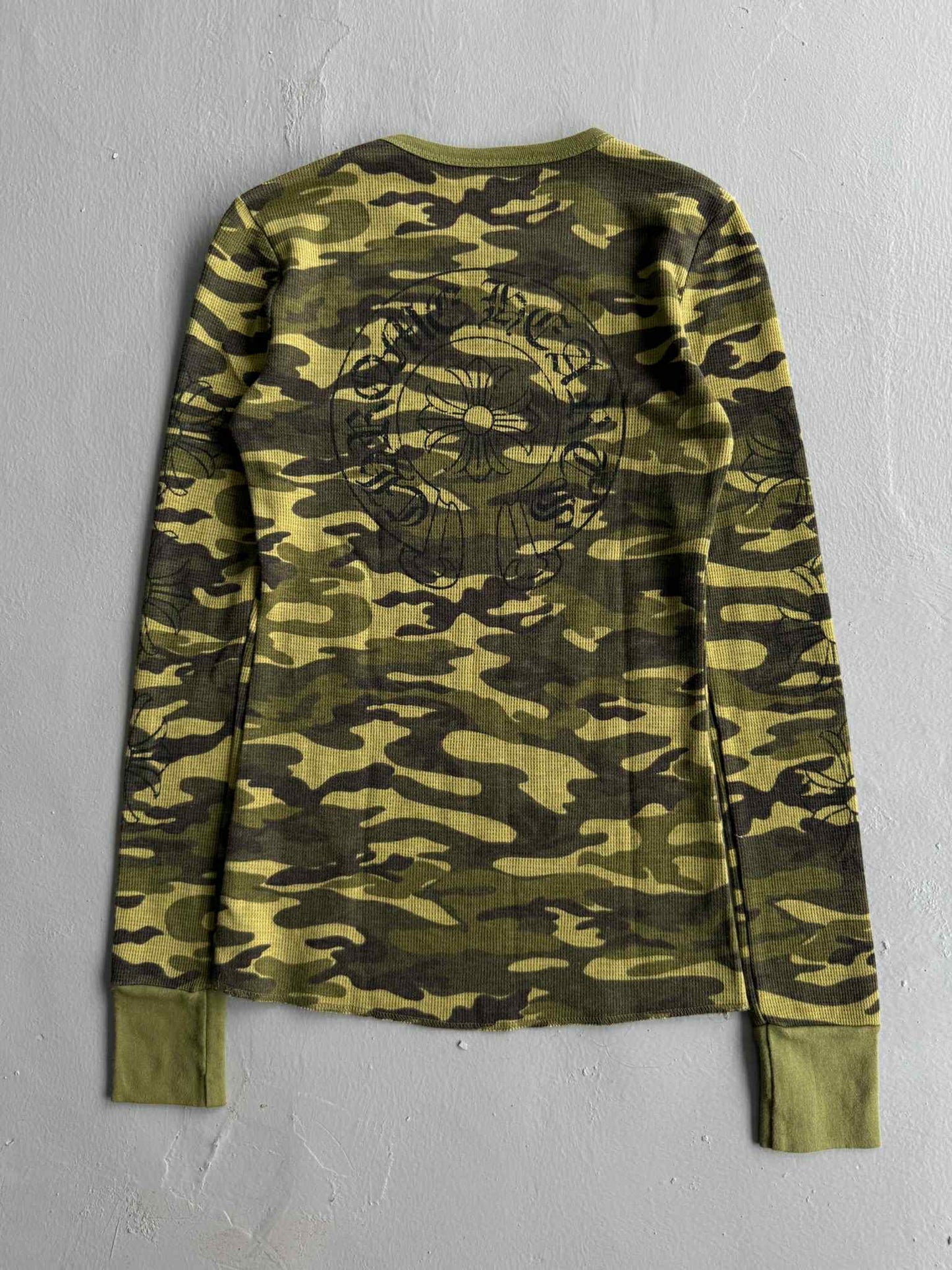 Womens Chrome Hearts Thermal Camouflage Longsleeves