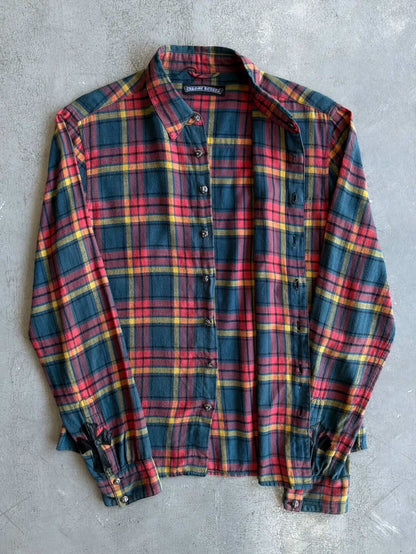 Chrome Hearts Cross Patch Plaid Flannel