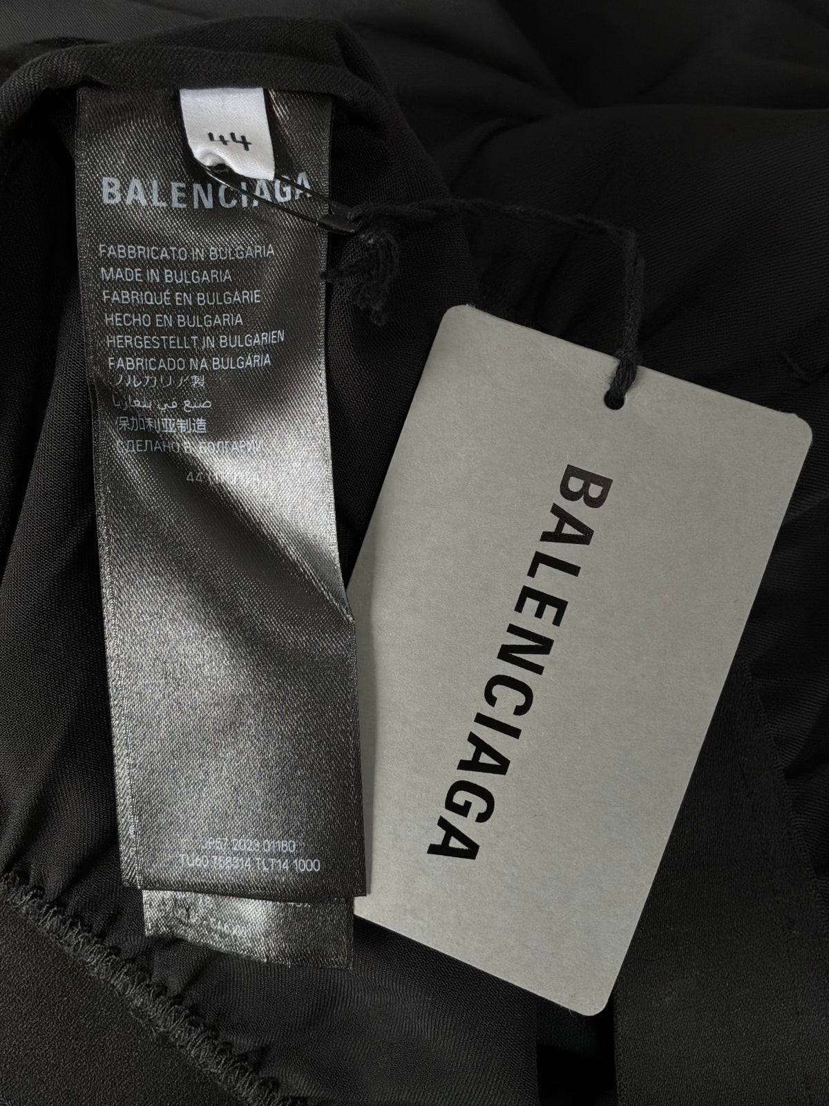 Balenciaga Garterized Baggy Trouser