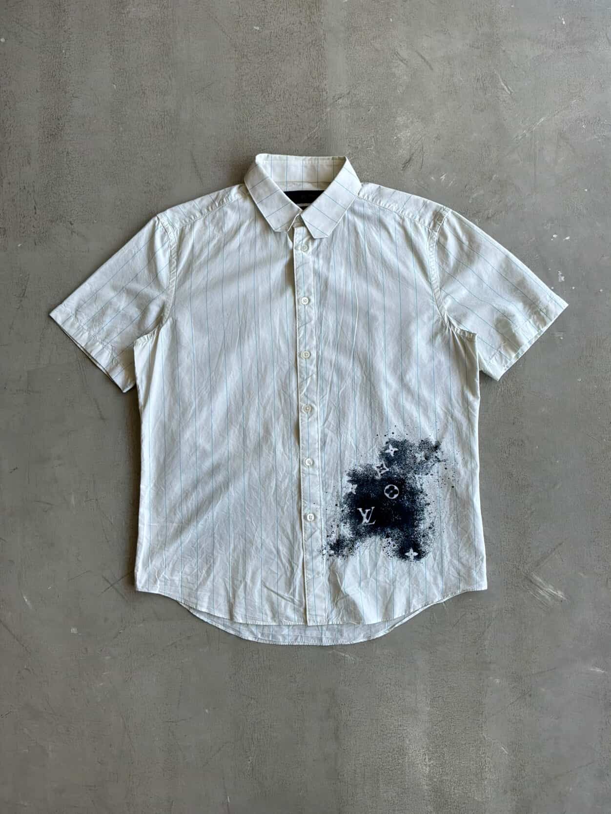 Louis Vuitton Stripped Monogram Polo