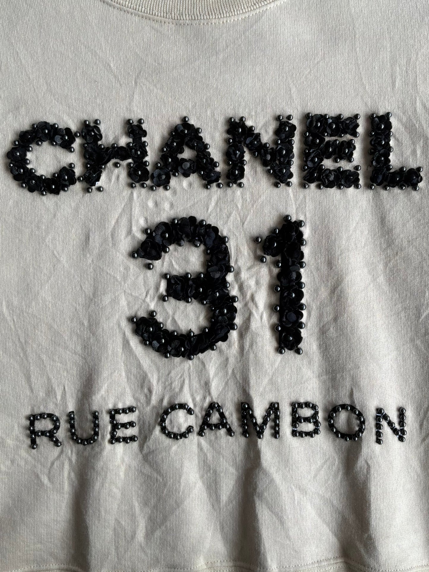 Chanel 31 Rue Cambon Beaded Crewneck
